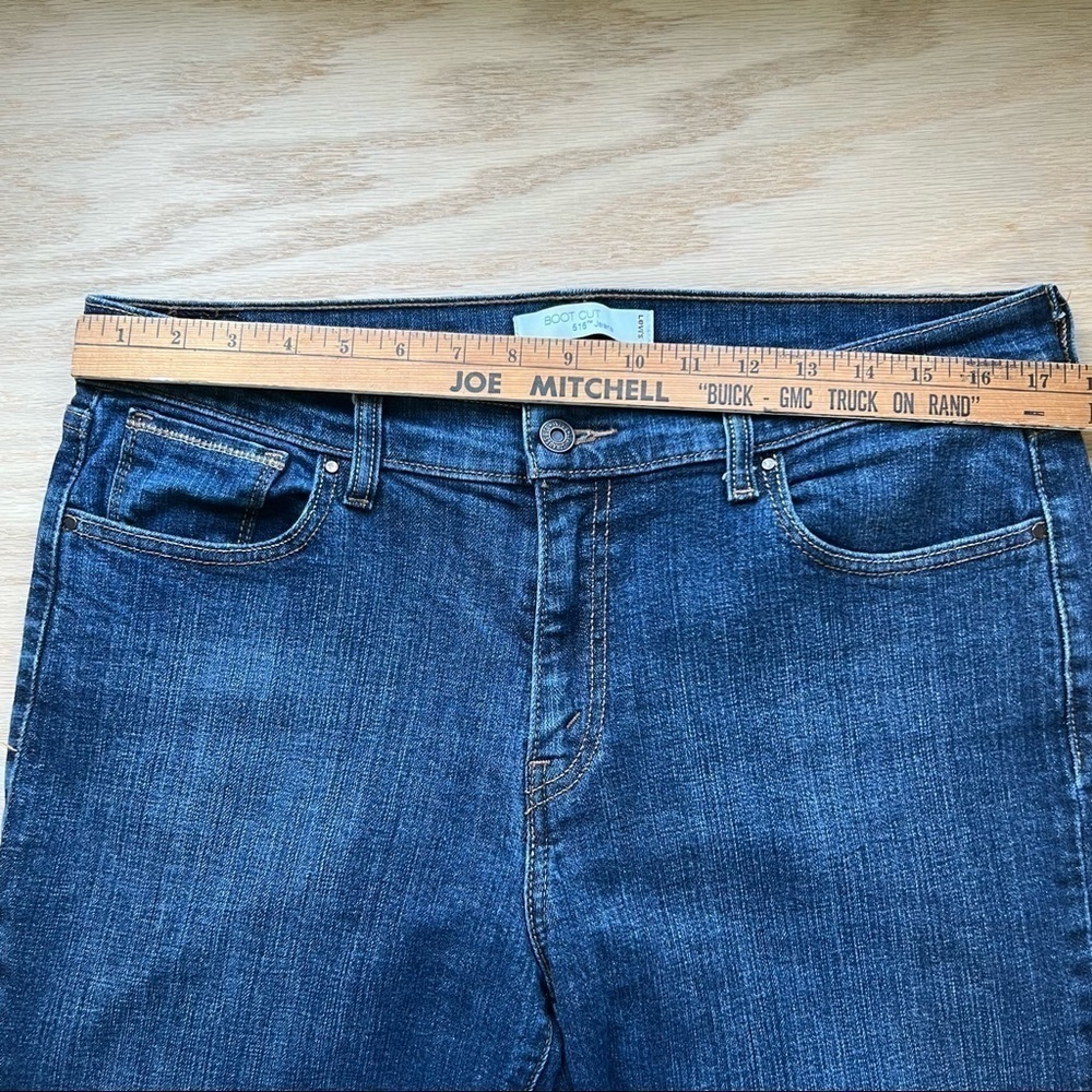 Levi's 515 Boot Cut Denim Jeans - Size 14 - Picture 7 of 9